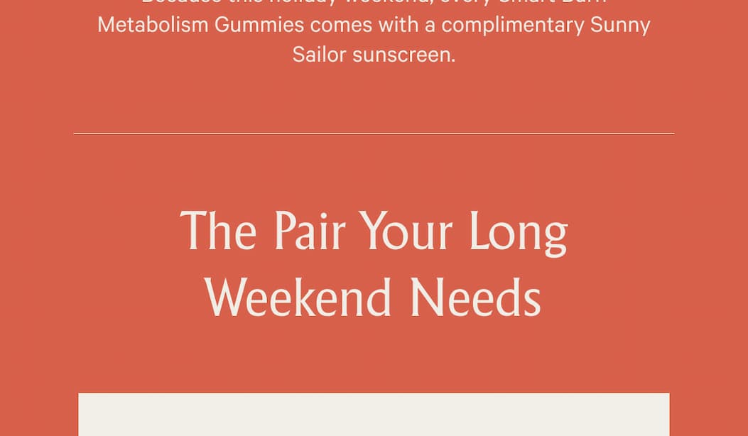 the pair your long weekend needs