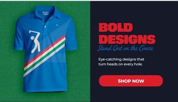 Men's Retro Swing Golf Polo - bold designs, shop now