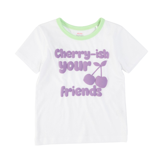 Little Kids' Short Sleeve Contrast Print Tee