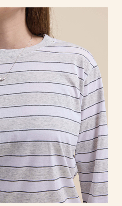 Carmen Long Sleeve Stripe Tee