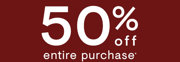 50% off 