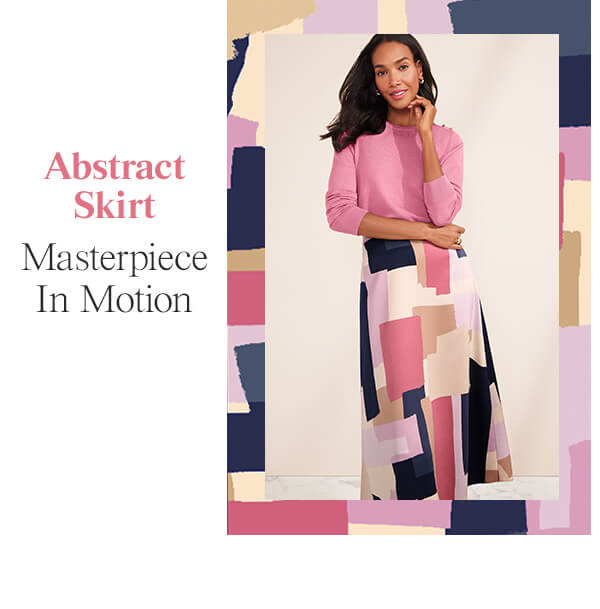 Abstract Skirt