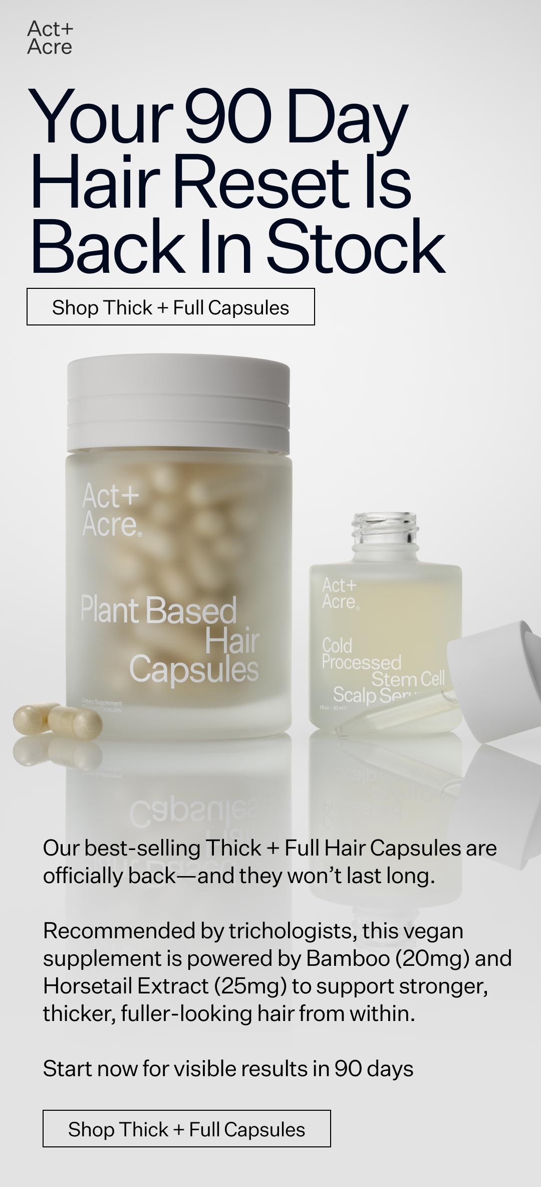 Thick + Full Hair Capsules