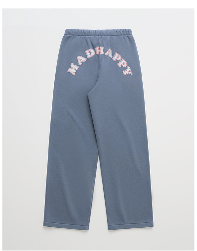 Washed Cooper Applique Straight Sweatpant - Tide
