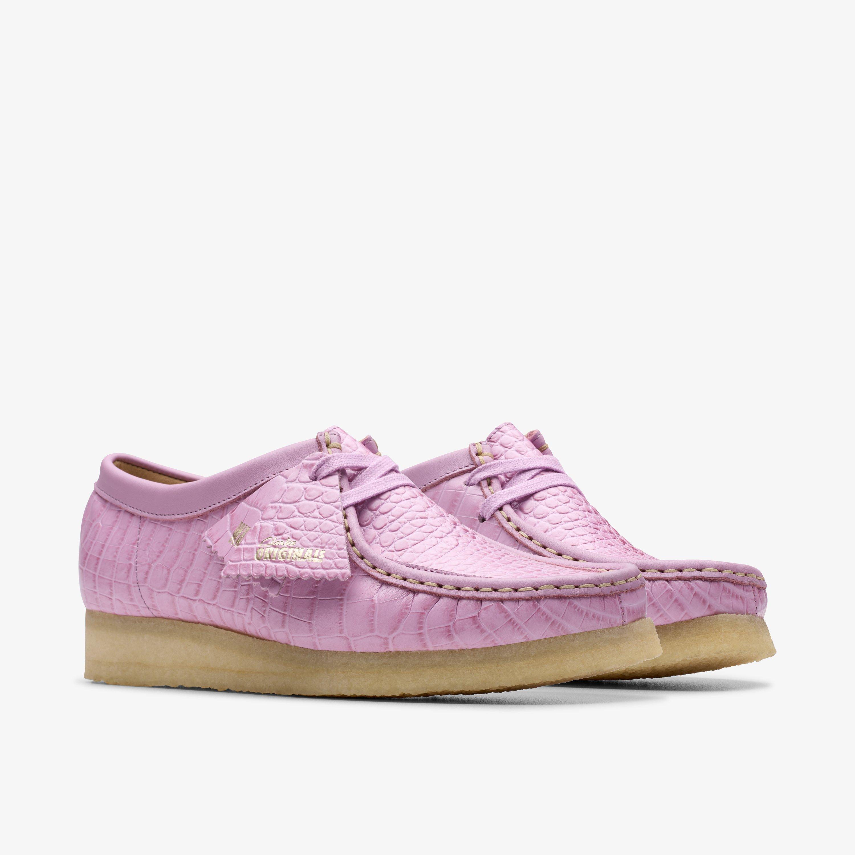 Wallabee Mauve Crocodile