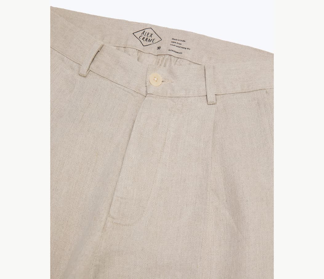 Alta Trousers / Natural Twill