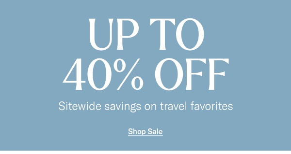 Shop Up to 40% Off Sitewide