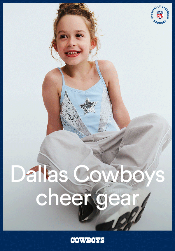 Dallas Cowboys cheer gear