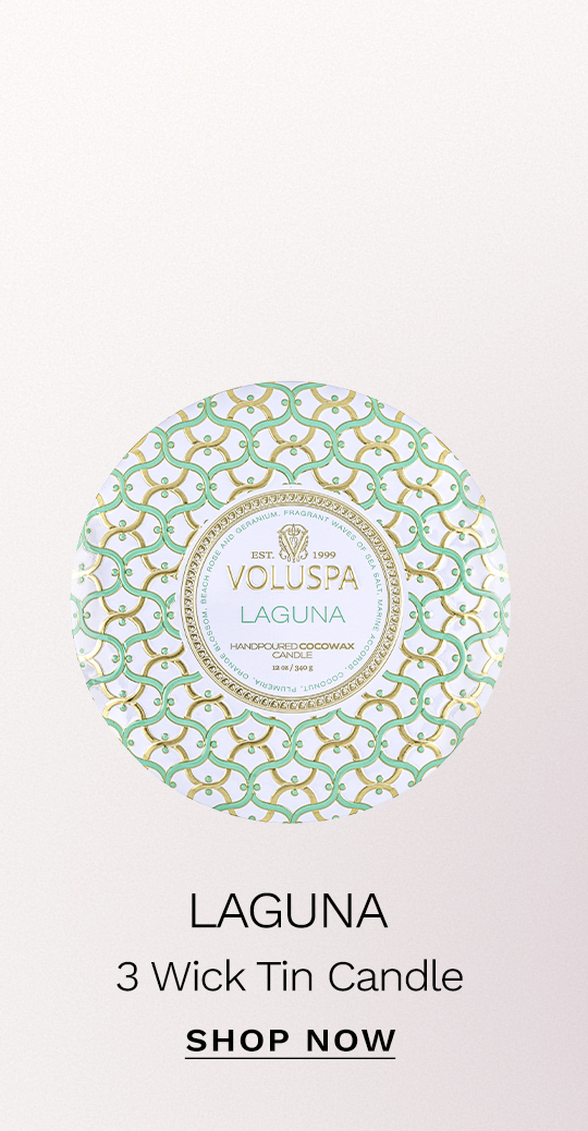 Laguna 3 Wick Tin Candle