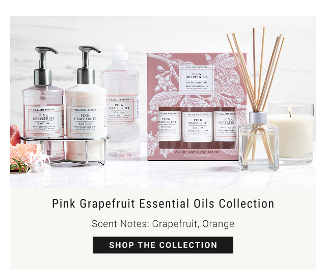 Pink Grapefruit Essential Oils Collection - Scent Notes: Grapefruit, Orange - shop the collection