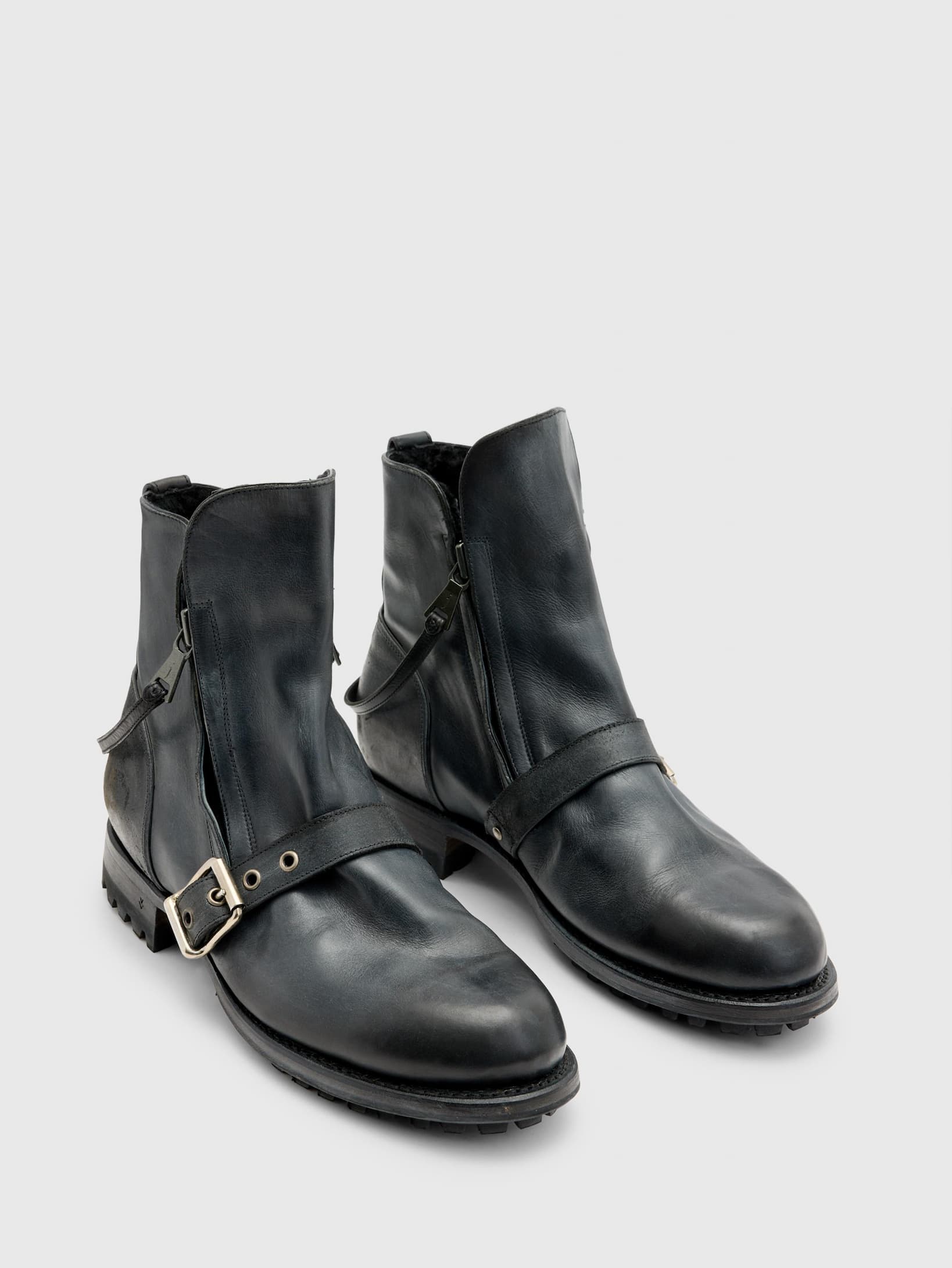 MOTO SHEARLING BOOT