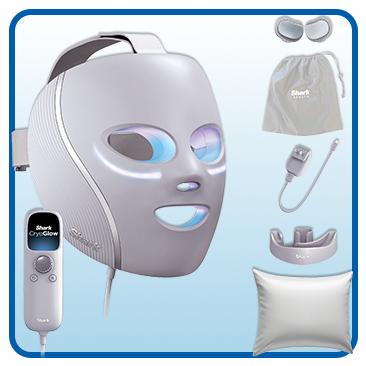 Shark CryoGlow Under-Eye Cooling+LED Anti-Aging and Skin Clearing Face Mask