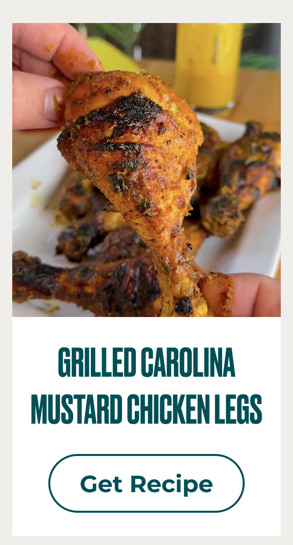 GRILLED CAROLINA MUSTARD CHICKEN LEGS