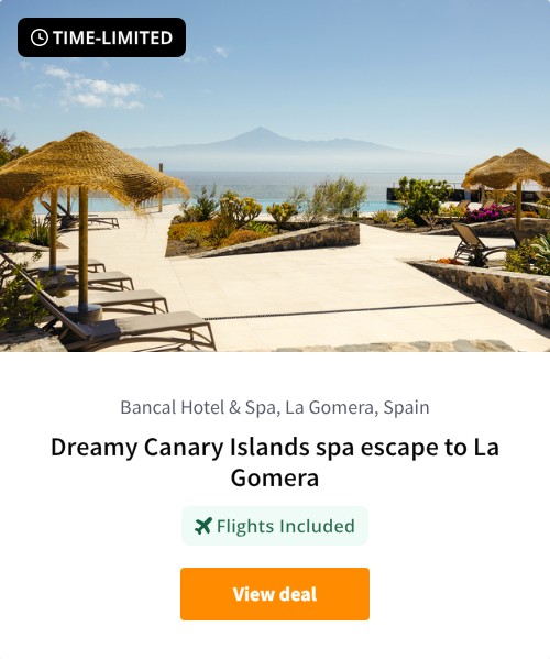 Dreamy Canary Islands spa escape to La Gomera