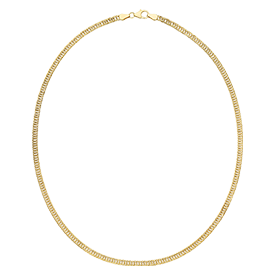 14kt Yellow Gold Mini Cuban Link Chain Necklace