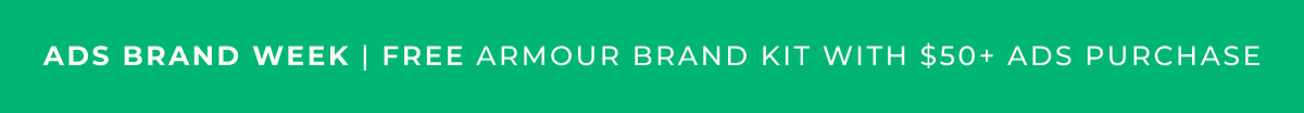 ADS Brand week | Free armour brand Kit with $50+ ADS purchase