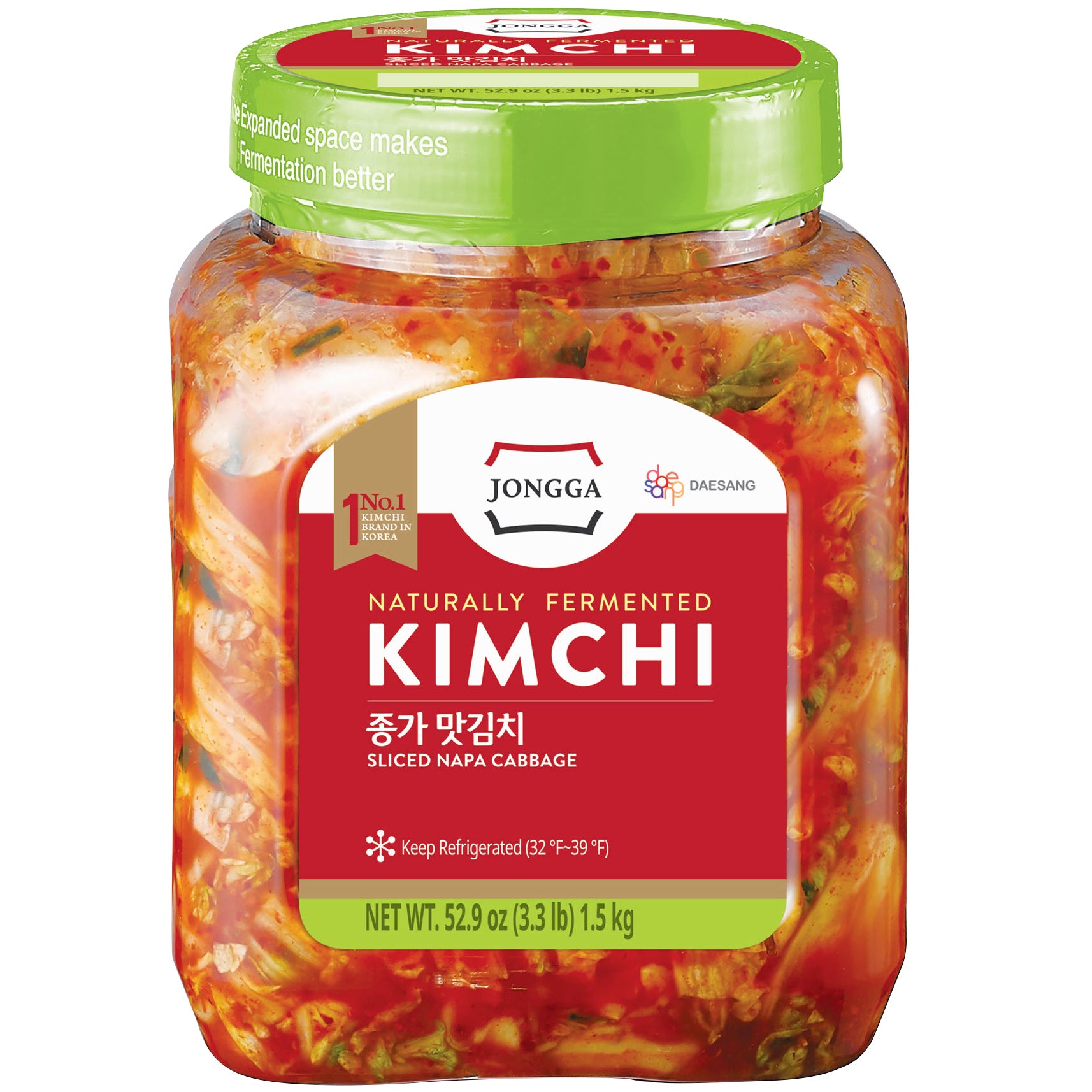 Jongga Sliced Napa Cabbage Kimchi
