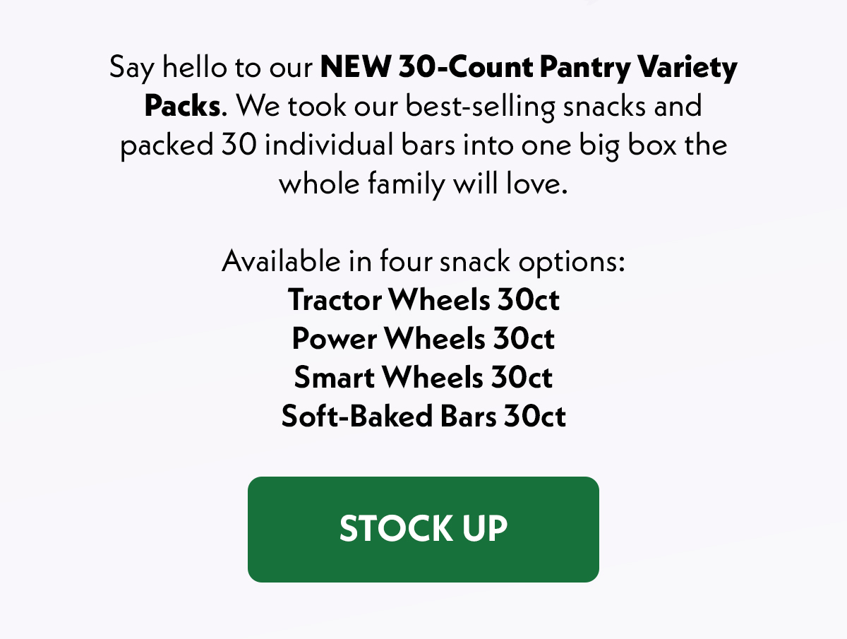 Stock up on 30-count Pantry Variety Packs
