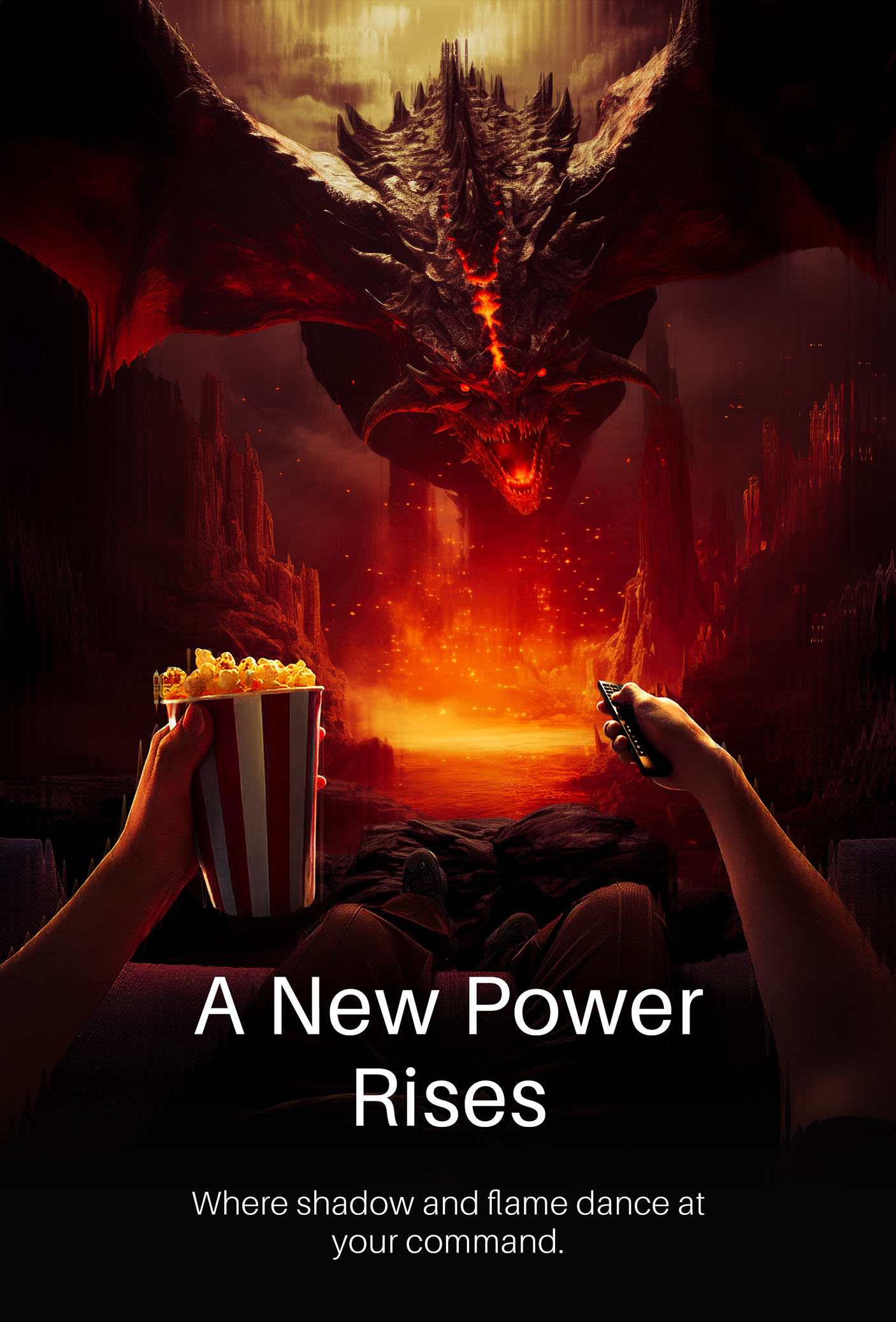 A New Power Rises. Where shadow and flame dance at your command.