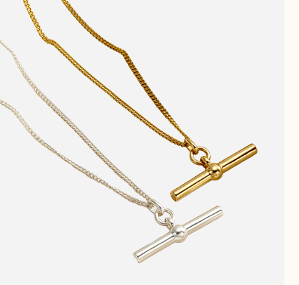 Large T Bar Necklace