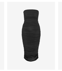 Shop the Halo Strapless Ruched Dress