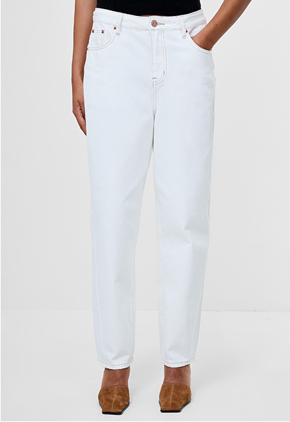Loren Twill Denim Barrel Leg Jeans