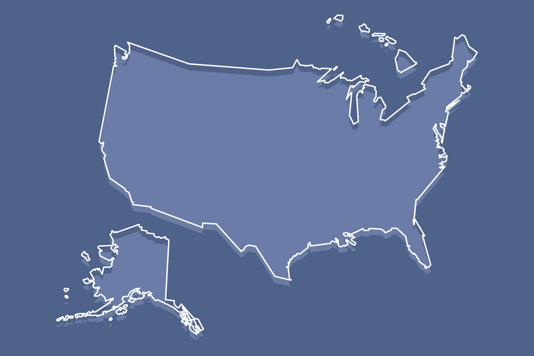 AO 50 States Map 