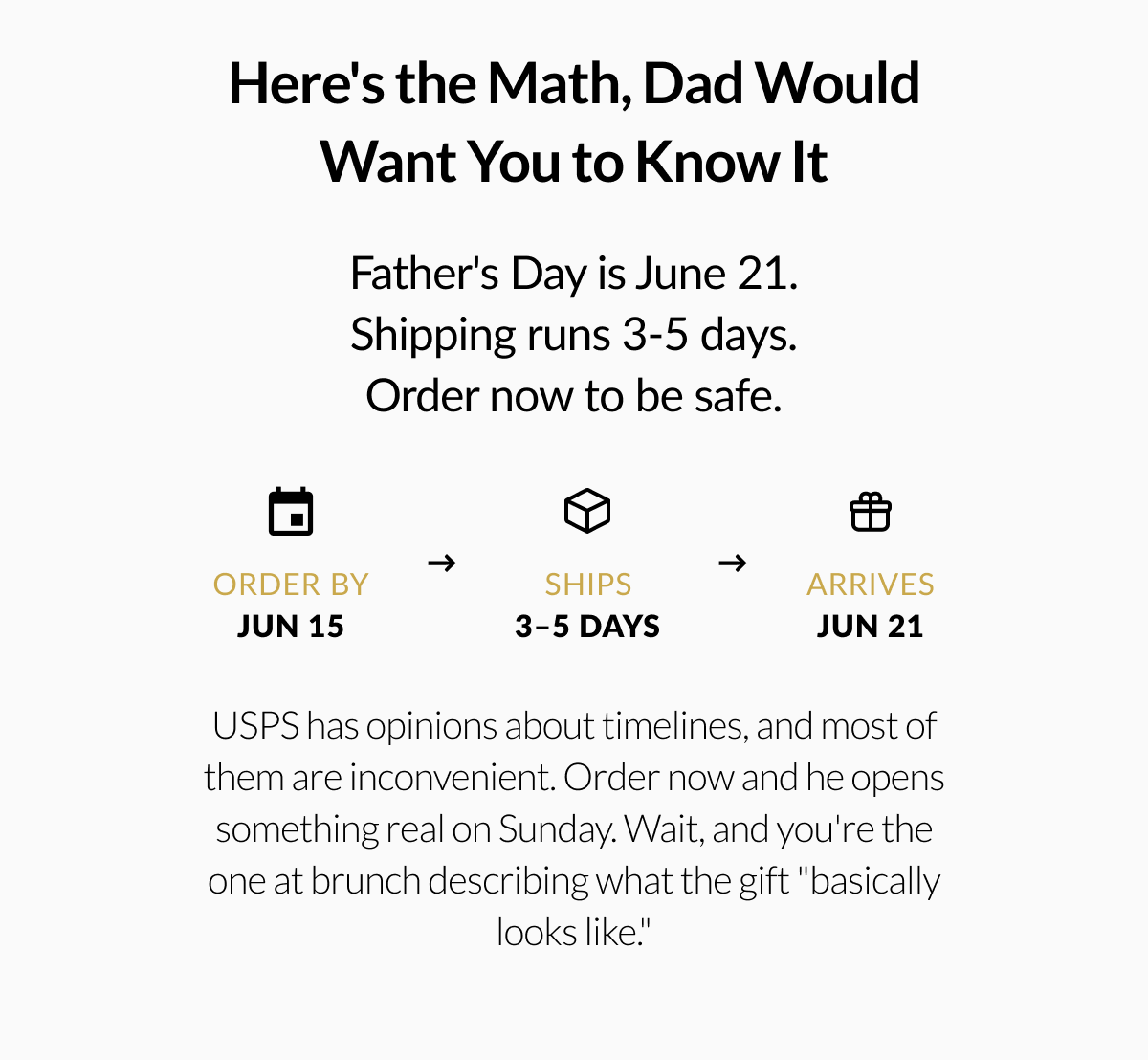 LAST CALL FOR DAD