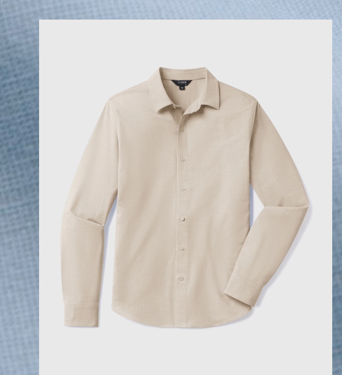 SoHo Long Sleeve Button Up in Sand Dune