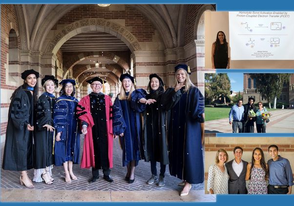 Collage of Melissa Ramirez throughout her time at UCLA