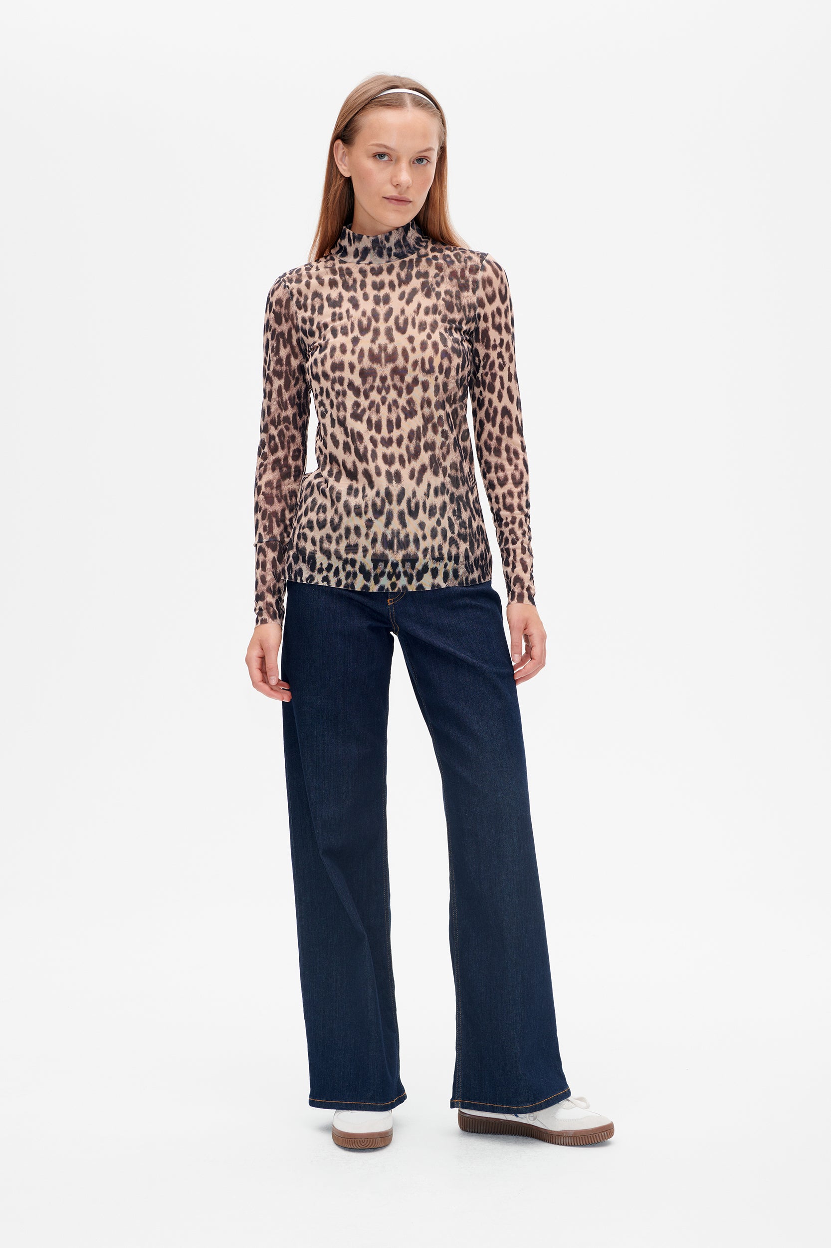 Image of JODI TOP | Brown Baum Leopard