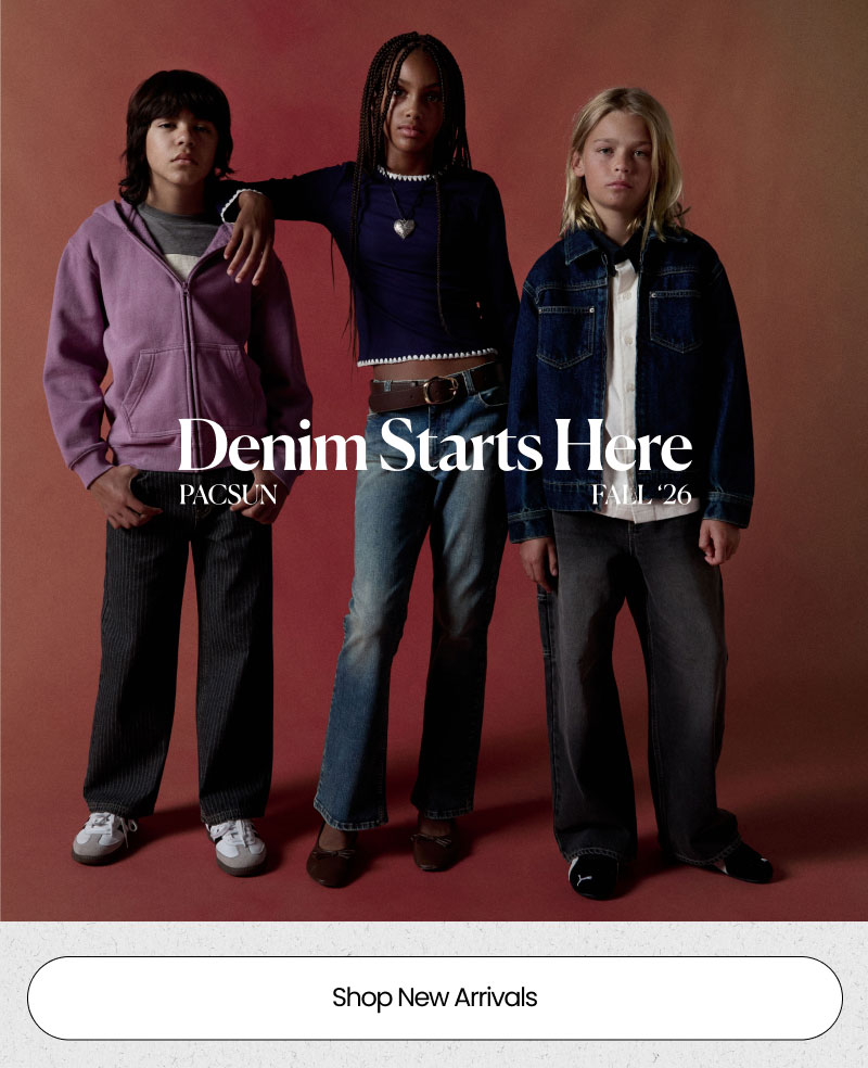 Denim Starts Here  Pacsun Fall '26  Shop New Arrivals 
