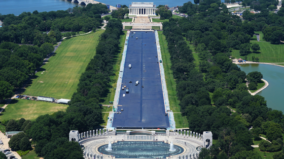 The Lincoln Memorial Reflecting Pool.