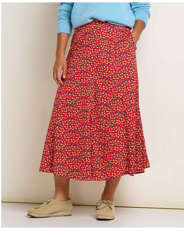 Manzana Paneled Midi Skirt