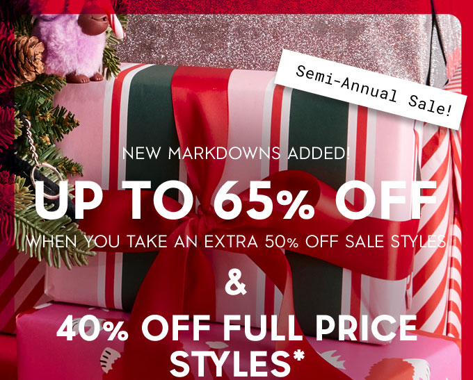 Up to 65% Off When You Take Extra 50% Off Sale Styles