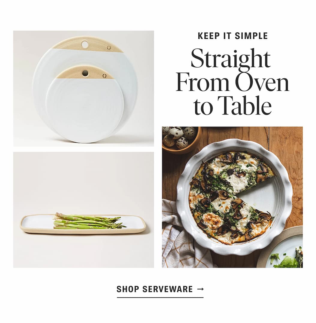 Straight from Oven to Table: Shop Serveware