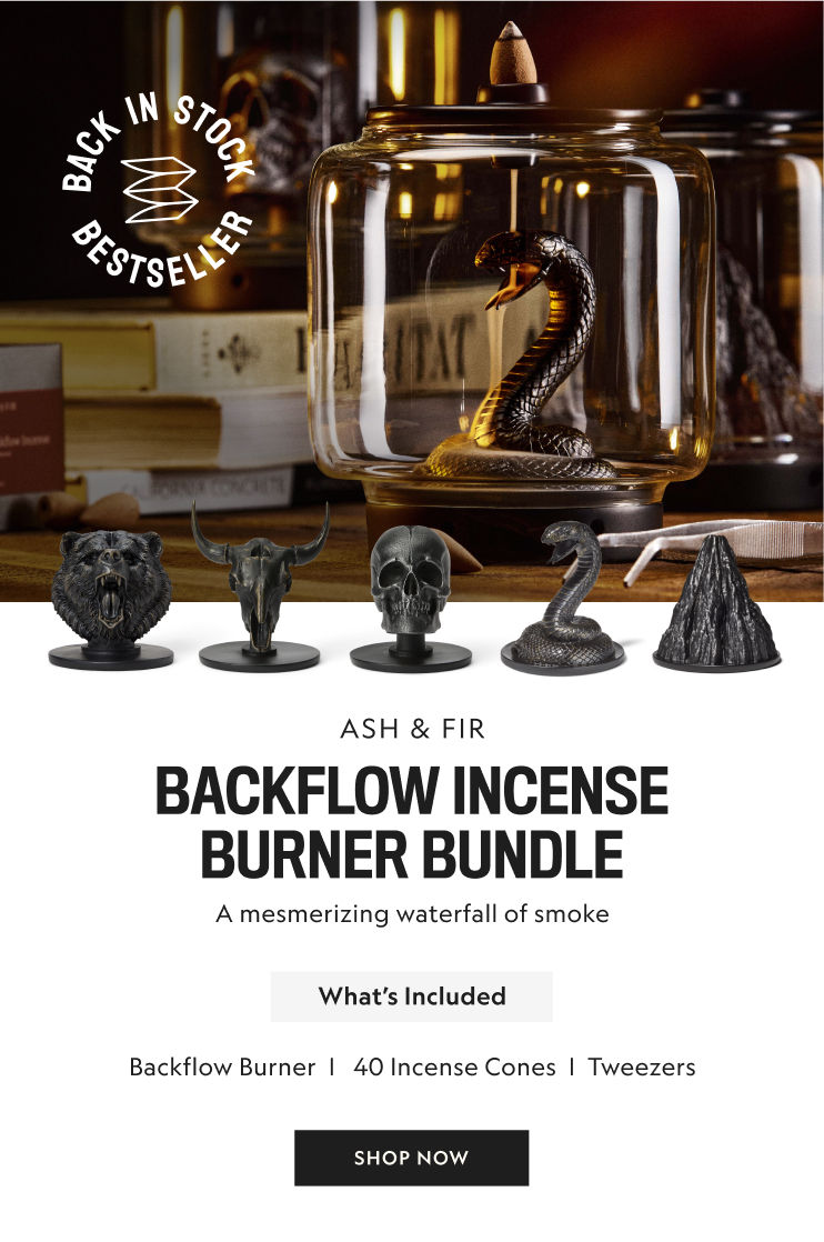 Backflow Incense Burner Bundle