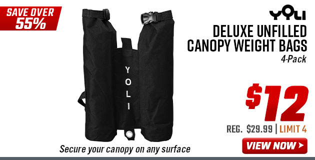 Yoli Deluxe Unfilled Canopy Weight Bags