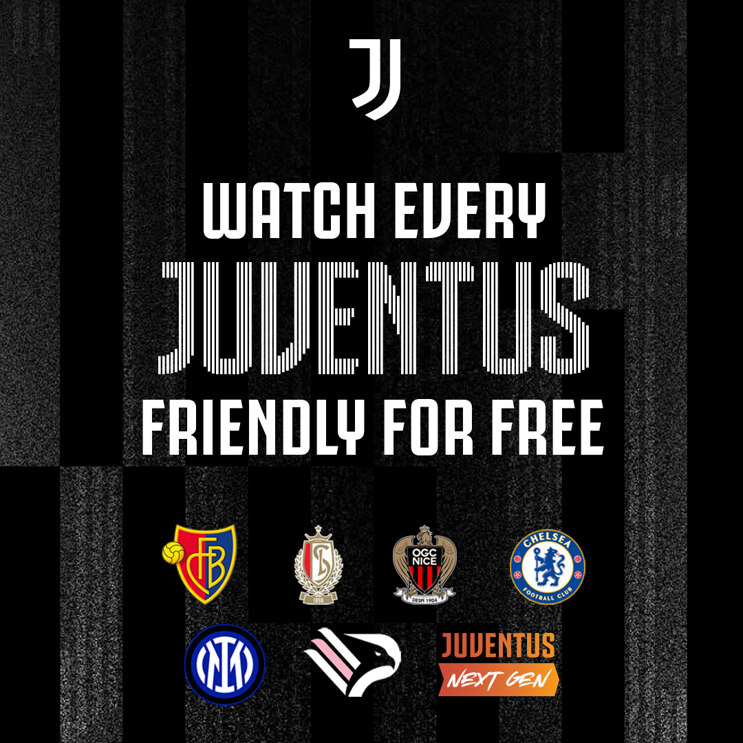 WATCH EVERY JUVENTUS FRIENDLY FOR FREE