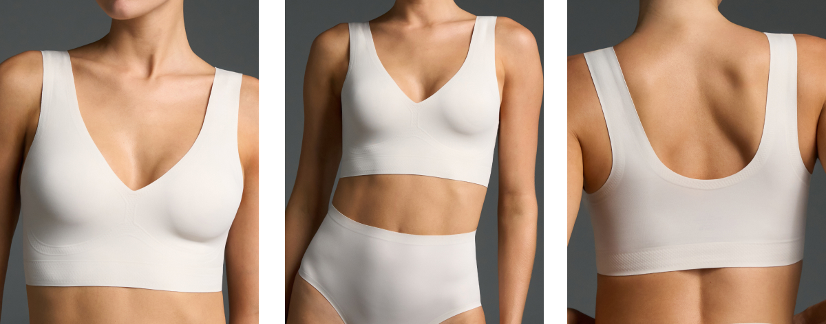 Wireless Bralette in Pearl