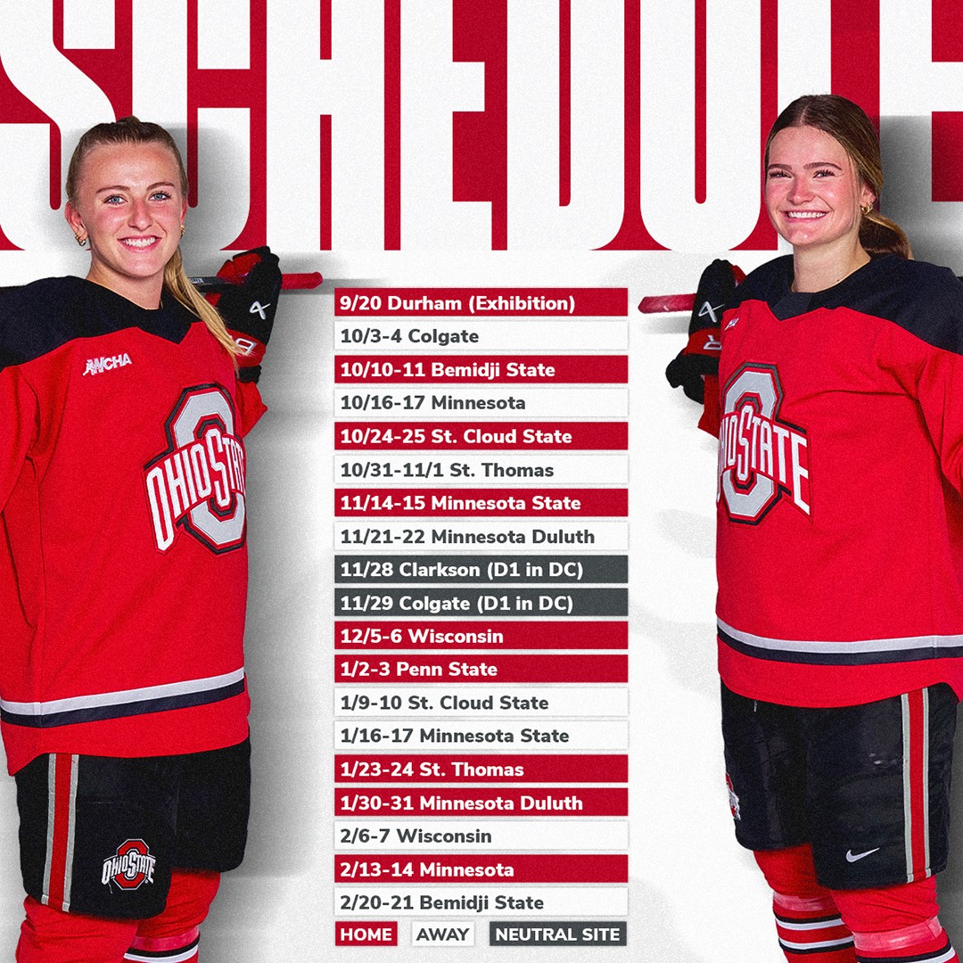Ohio State Women's Hockey | 2025-26 Schedule