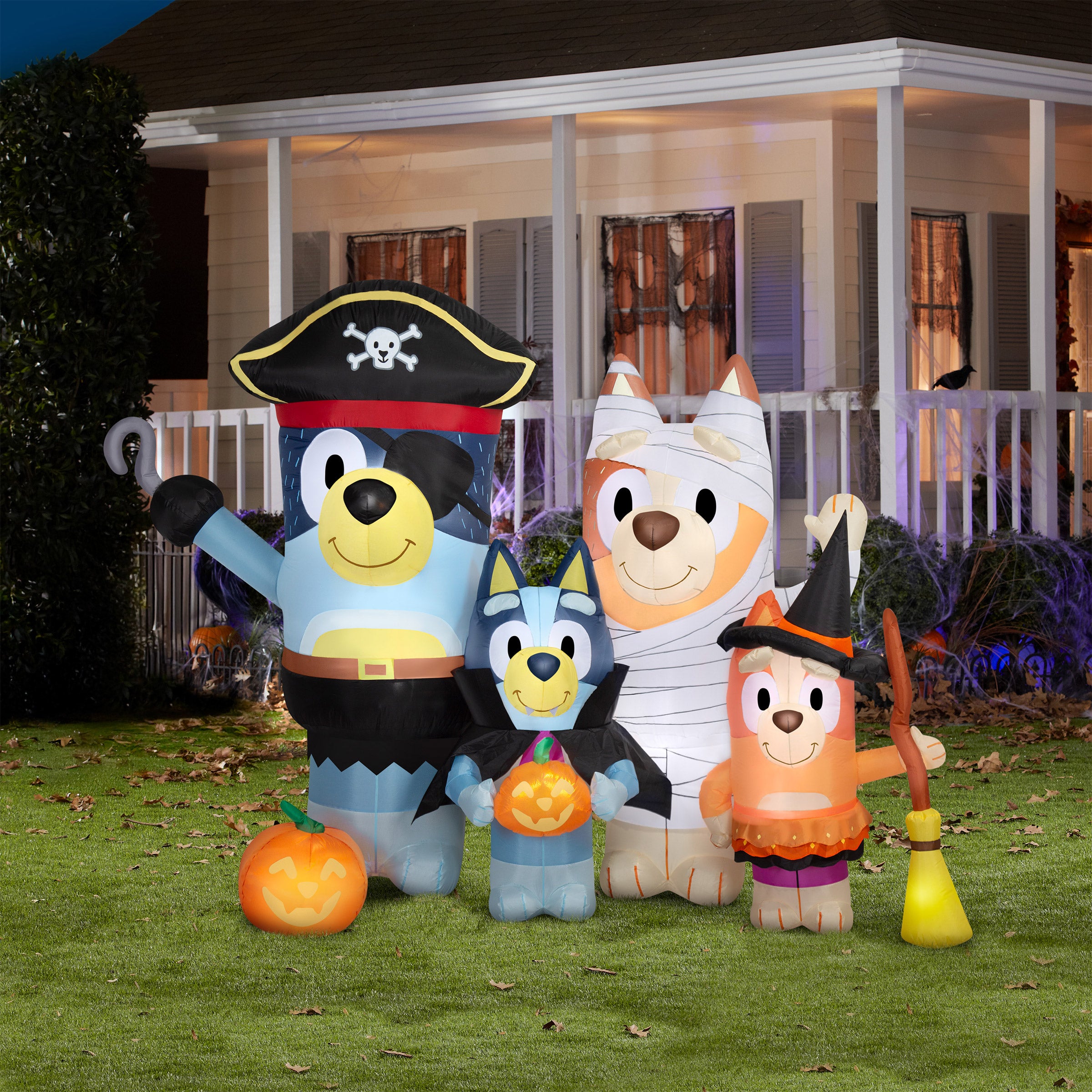 6.5' Bluey Family Halloween Inflatable