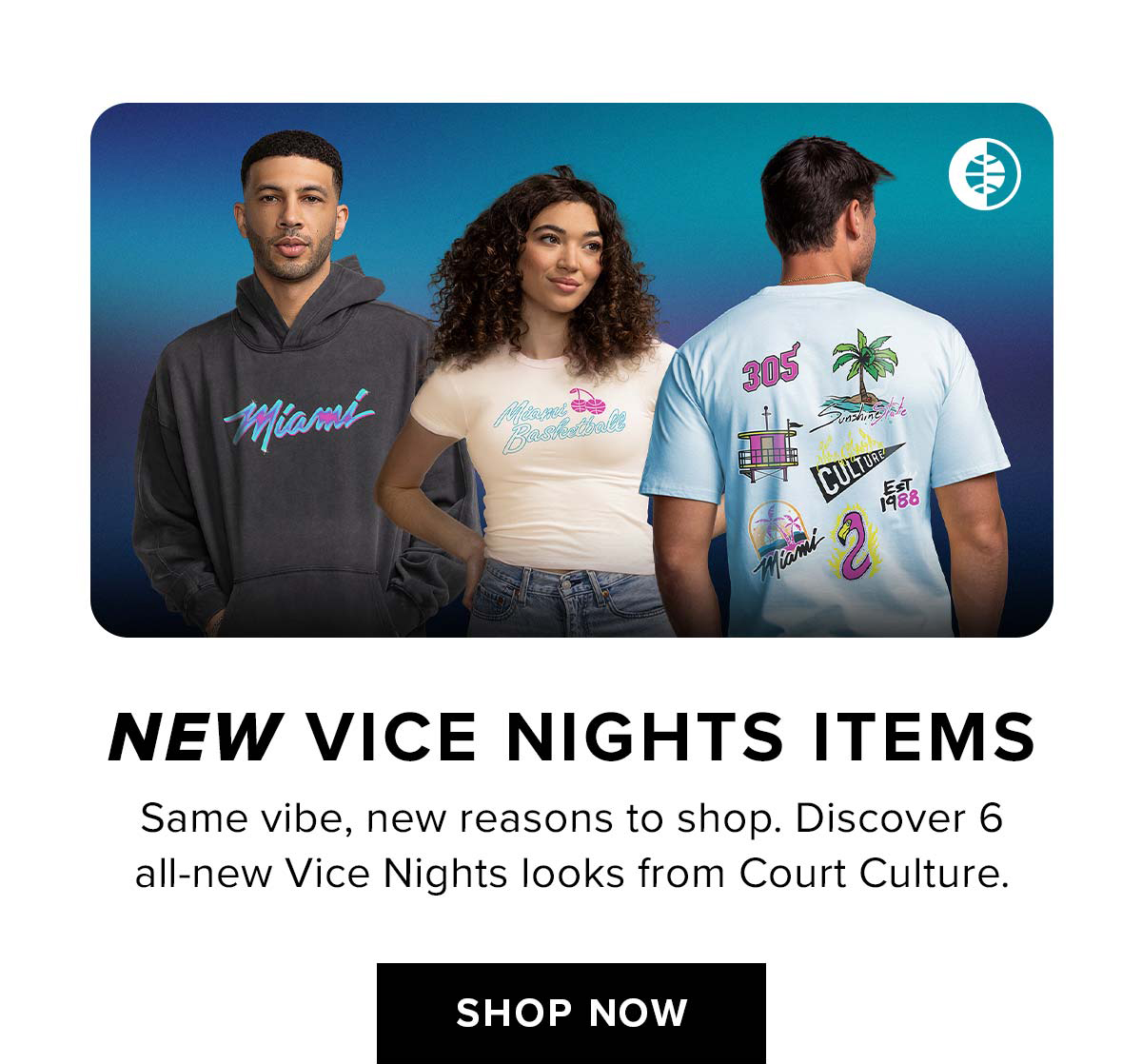 New Vice Nights Items | Shop Now