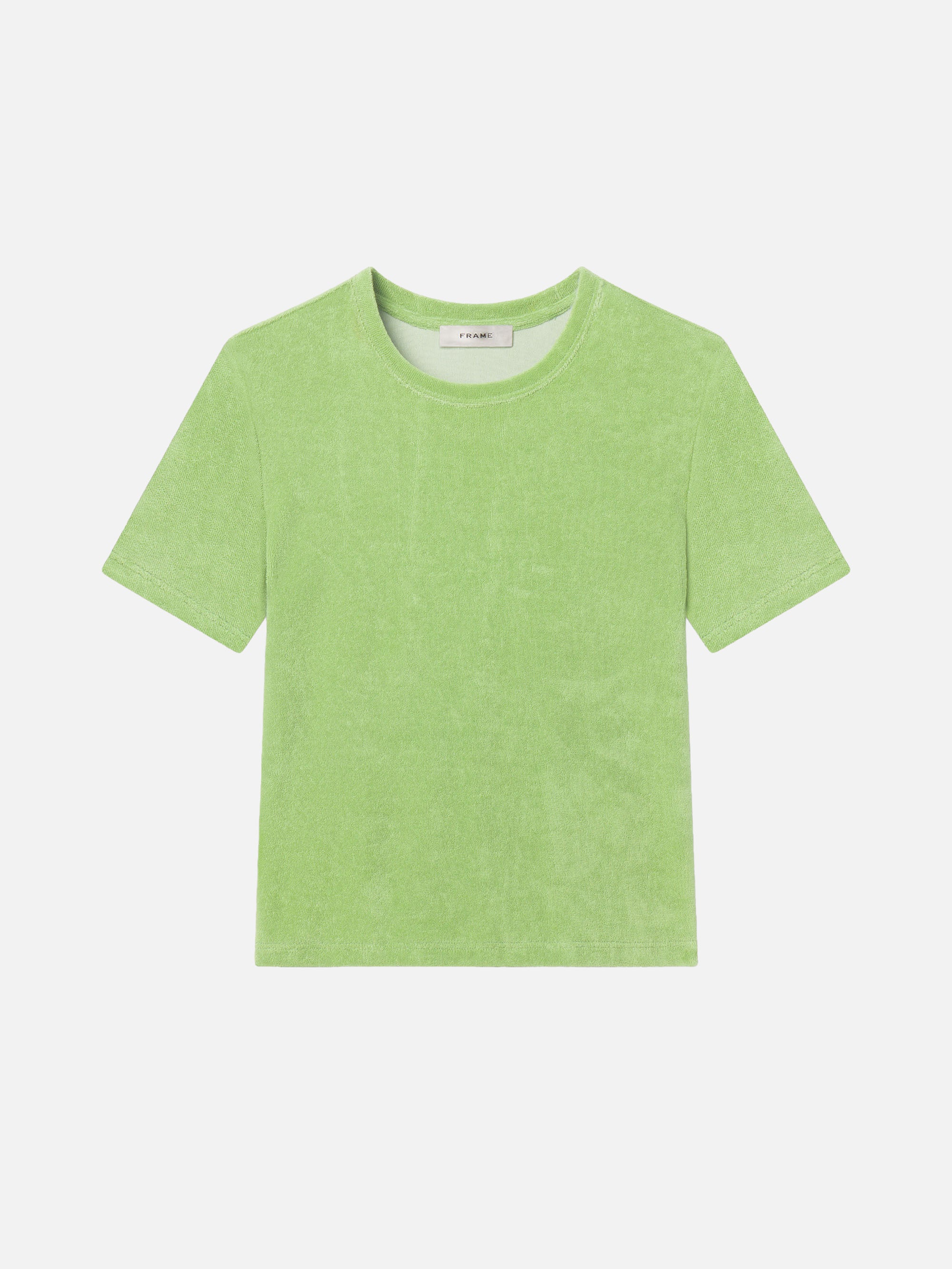THE TERRY BABY TEE IN PERIDOT