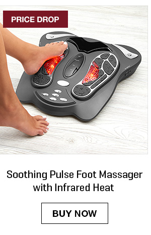 Soothing Pulse Foot Massager with Infrared Heat