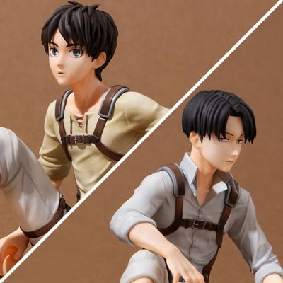 Eren and Squad Captain Levi Set Collectible Figure