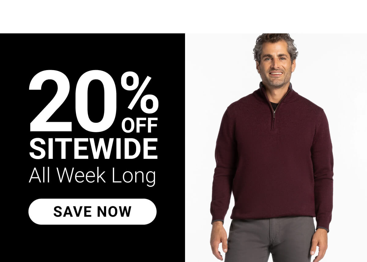 20% Off Sitewide