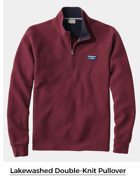 Lakewashed Double-Knit Pullover 