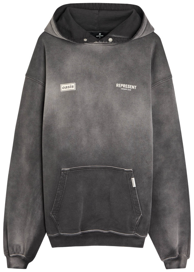 REPRESENT X Oasis Owners Club hooded cotton sweatshirt