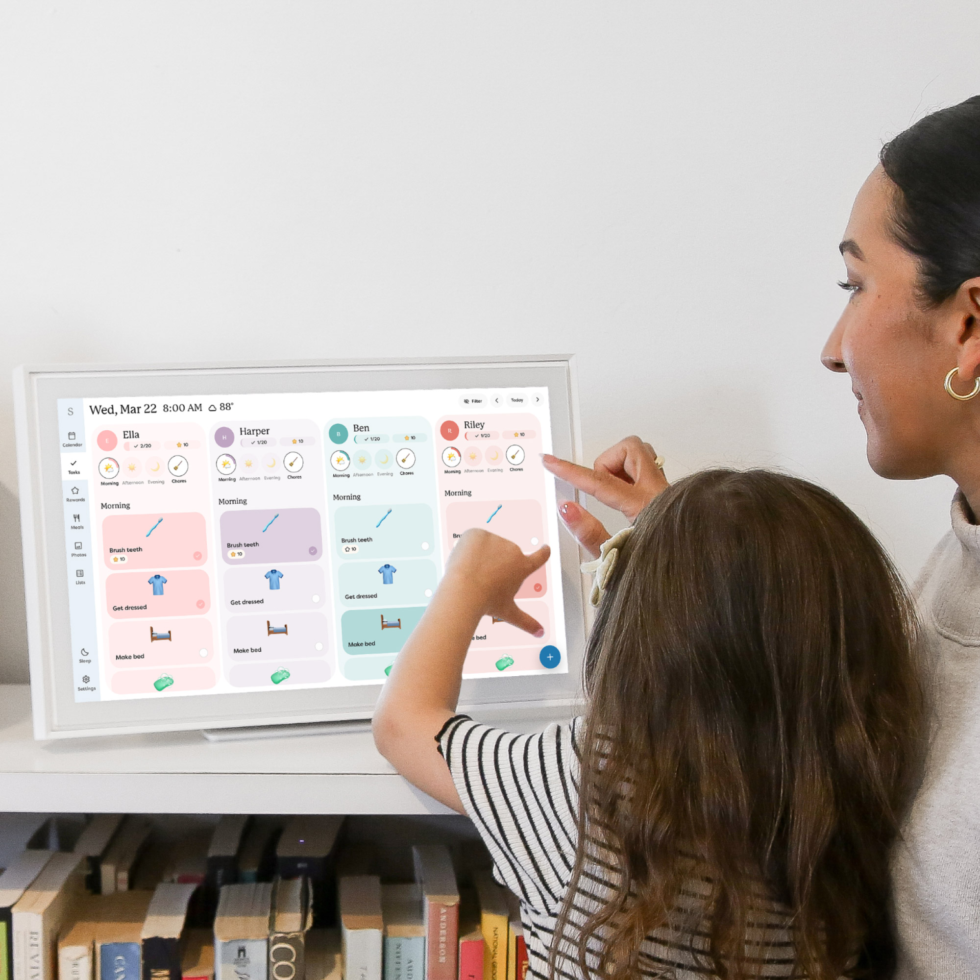 Skylight 15-inch Smart Touchscreen Calendar and Organizer